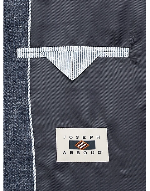 Joseph Abboud Modern Fit Textured Sport Coat, Blue - Image 3