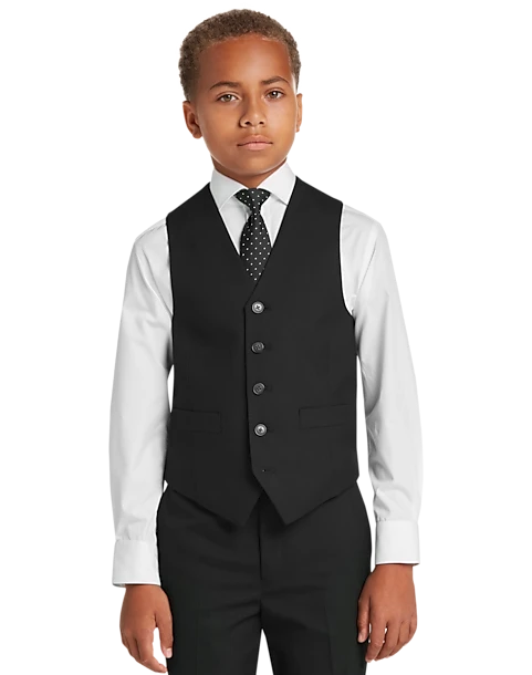Joseph Abboud Boys Suit Separates Vest, Gray