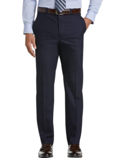 Joseph Abboud Modern Fit Suit Separates Pants, Blue Tic