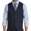 Joseph Abboud Blue Tic Modern Fit Suit Separates Vest