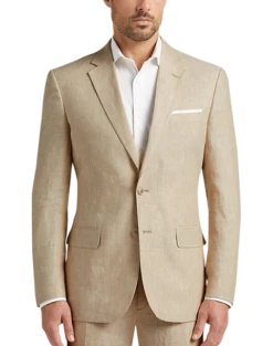 JOE Joseph Abboud Linen Slim Fit Suit Separates Coat, Tan