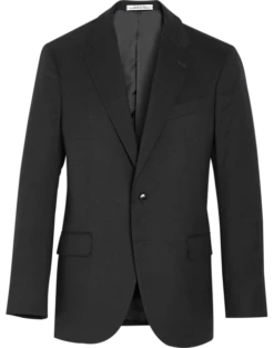 Joseph Abboud Charcoal Tic Slim Fit Suit Separates Coat