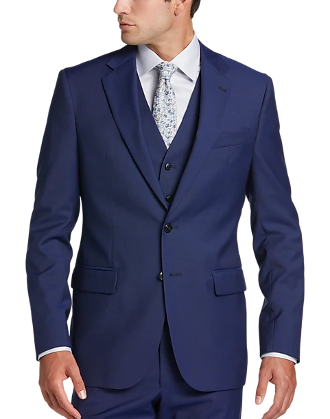 Joseph Abboud Modern Fit Suit Separates Coat, Blue - Image 6