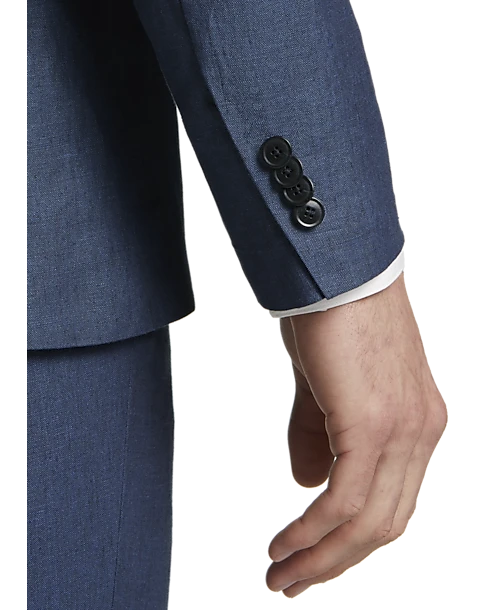 JOE Joseph Abboud Linen Slim Fit Suit Separates Jacket, Light Gray - Image 2