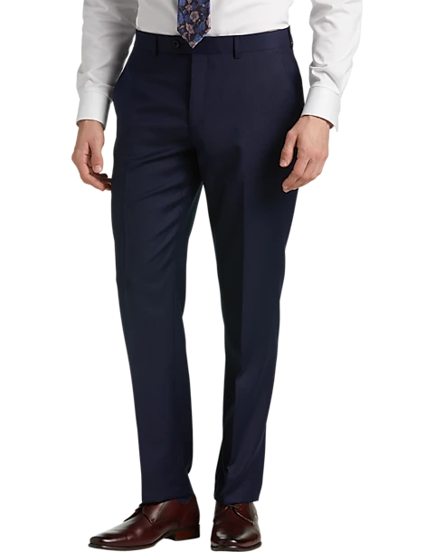 Joseph Abboud Classic Fit Suits Separates Dress Pants, Navy