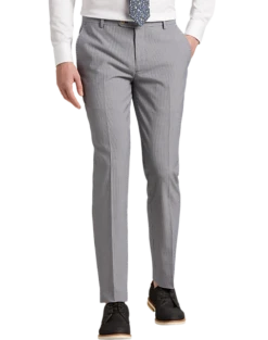 JOE Joseph Abboud Slim Fit Suit Separates Pants, Navy Seersucker