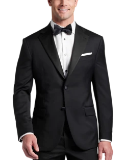 Joseph Abboud Black Label Modern Fit Suit Separates Tuxedo Coat, Black