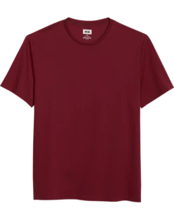Joseph Abboud Modern Fit Luxe Cotton Jersey Knit Crew Neck T-Shirt, Brick