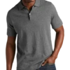 Joseph Abboud Modern Fit Sweater Polo, Heathered Gray