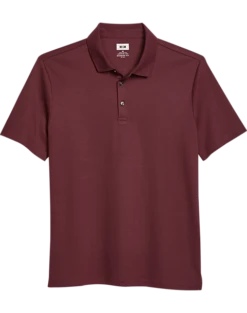 Joseph Abboud Modern Fit Luxe Cotton Polo, Burgundy