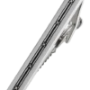 Joseph Abboud Silver & Black Tie Bar