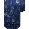 Joseph Abboud Narrow Tie, Blue Floral
