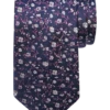 Joseph Abboud Narrow Tie, Purple Floral