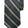 Joseph Abboud Narrow Tie, Olive Stripe