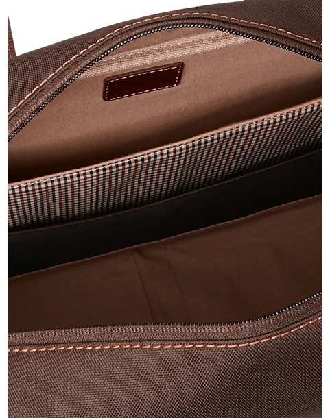 Joseph Abboud Leather & Nylon Duffel Bag, Black - Image 2