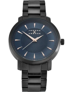 Joseph Abboud Watch, Gunmetal And Blue