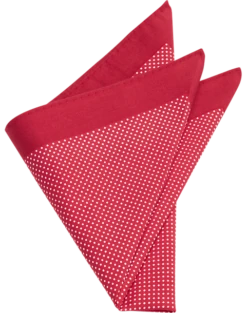 Joseph Abboud Pocket Square, Red Dot