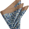 Joseph Abboud Pocket Square, Taupe & Blue Floral