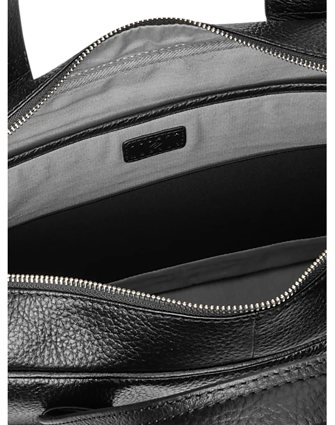 Joseph Abboud Pebbled Briefcase, Black - Image 2