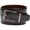 Joseph Abboud Feather Edge Reversible Leather Belt, Black