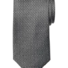 Joseph Abboud Narrow Tie, Black Basketweave