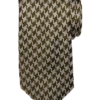 Joseph Abboud Narrow Tie, Olive Shepherd's Check
