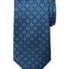 Joseph Abboud Narrow Tie, Blue Medallion