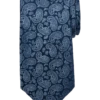 Joseph Abboud Narrow Tie, Blue Paisley