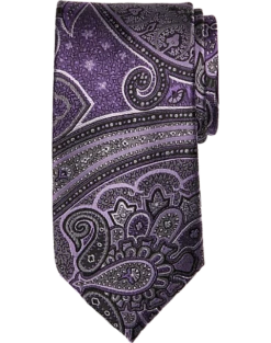 Joseph Abboud Narrow Tie, Purple Persian