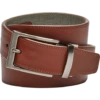 Joseph Abboud Reversible Leather & Linen Casual Belt, Tan & Brown
