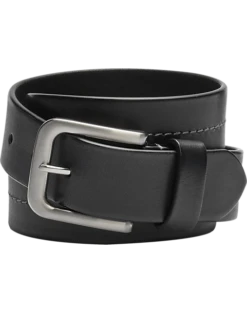 Joseph Abboud Leather Casual Belt, Black